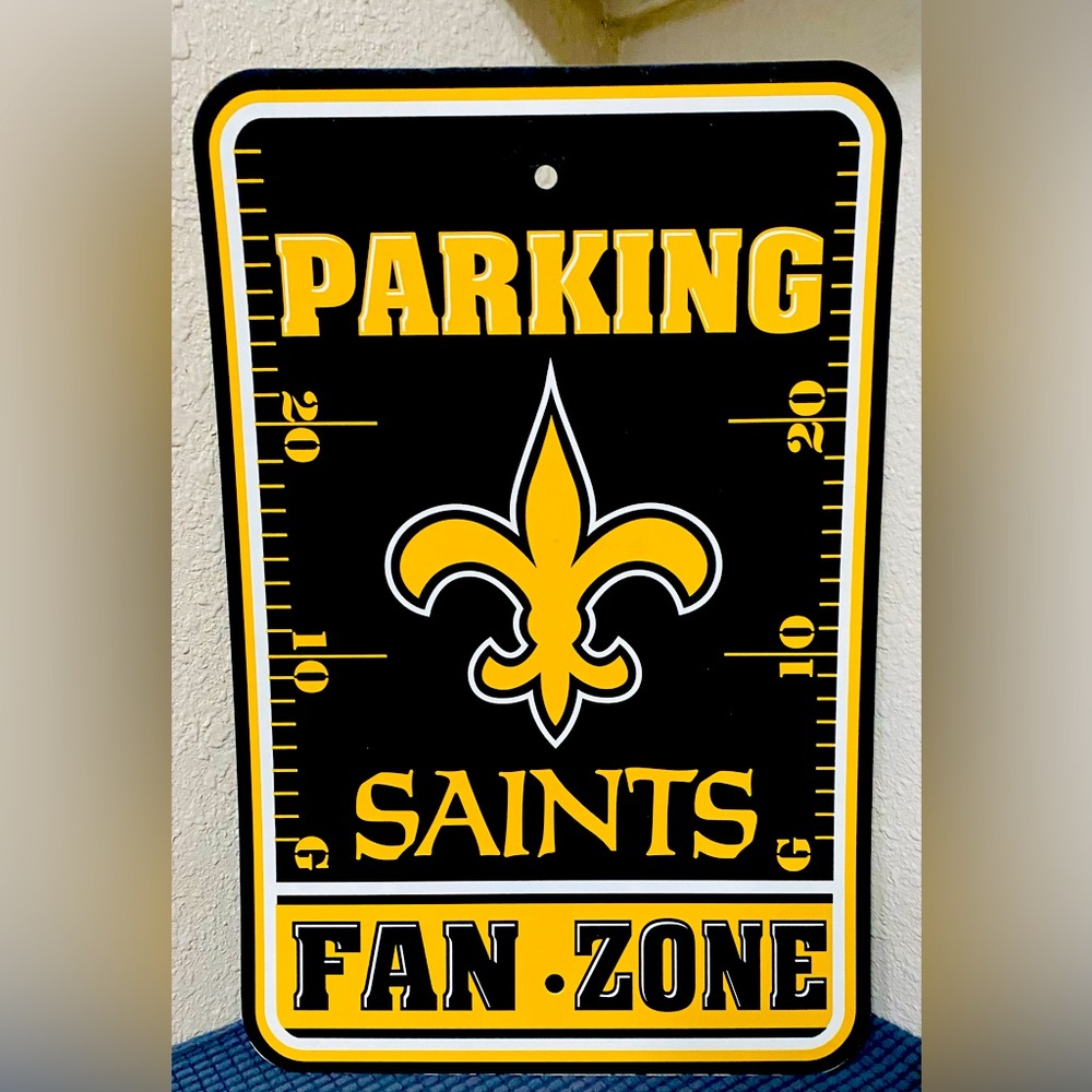 NEW Saints Fan Zone Parking Sign
PVC heavy duty plastic